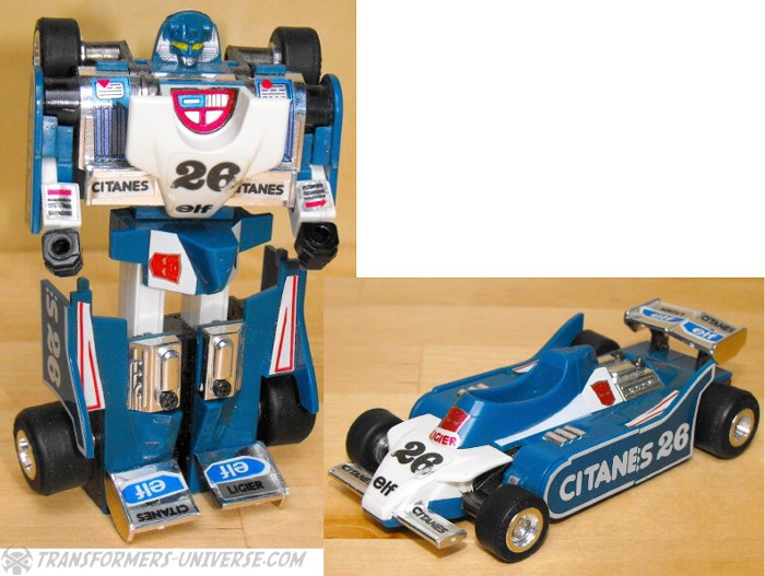 G1 Japan Super Robot Lifeform Transformers Ligier (1985)