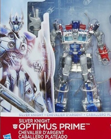 Age of Extinction Generations Collector Series Optimus Prime Silver Knight (2014)